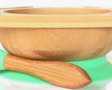 Organic Bamboo and Silicone Bowl