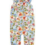 1 Piece Girl Multi-Floral Jumpsuit